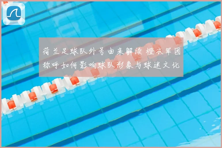 荷兰足球队外号由来解读 橙衣军团称呼如何影响球队形象与球迷文化